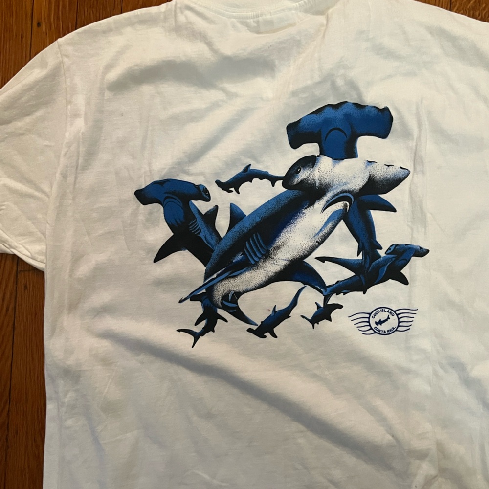 Vintage single stitch made in Costa Rica diving tee